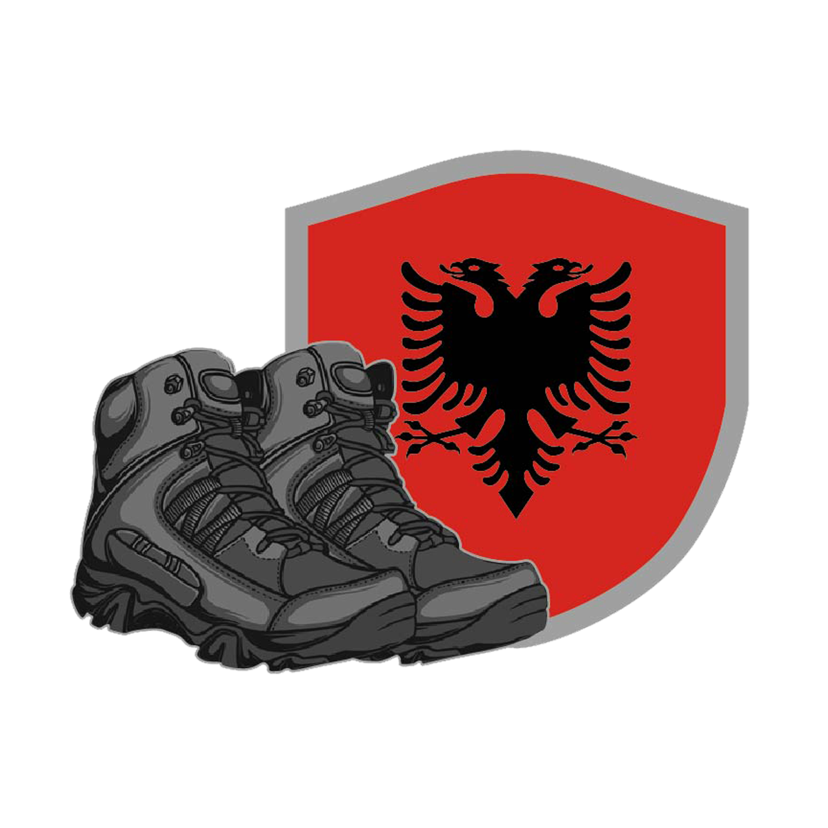 Hiking shield Albania
