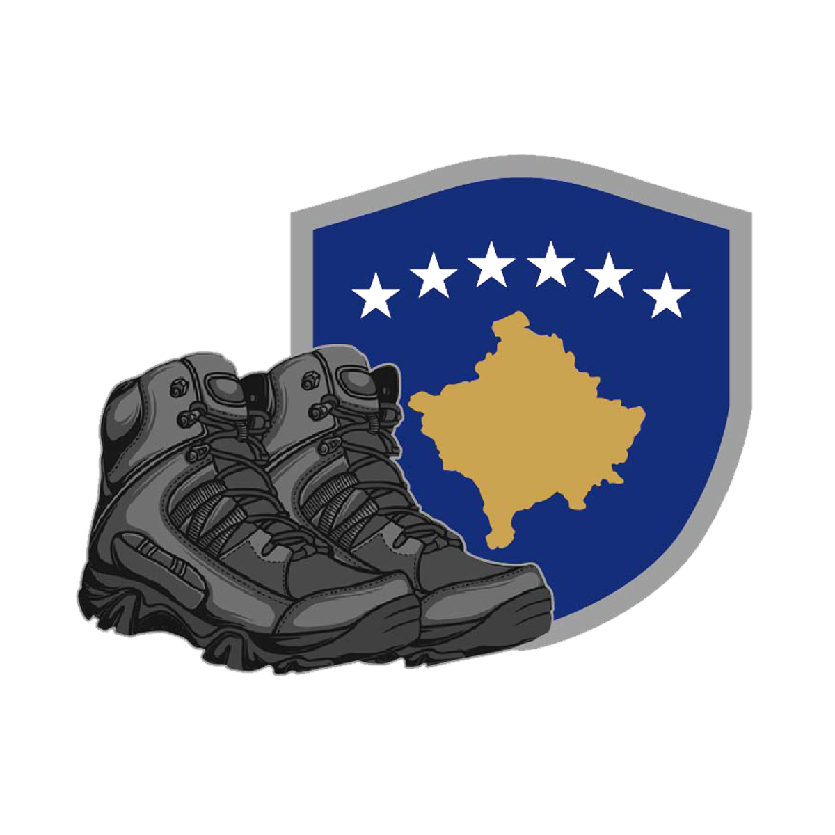 Hiking shield Kosovo