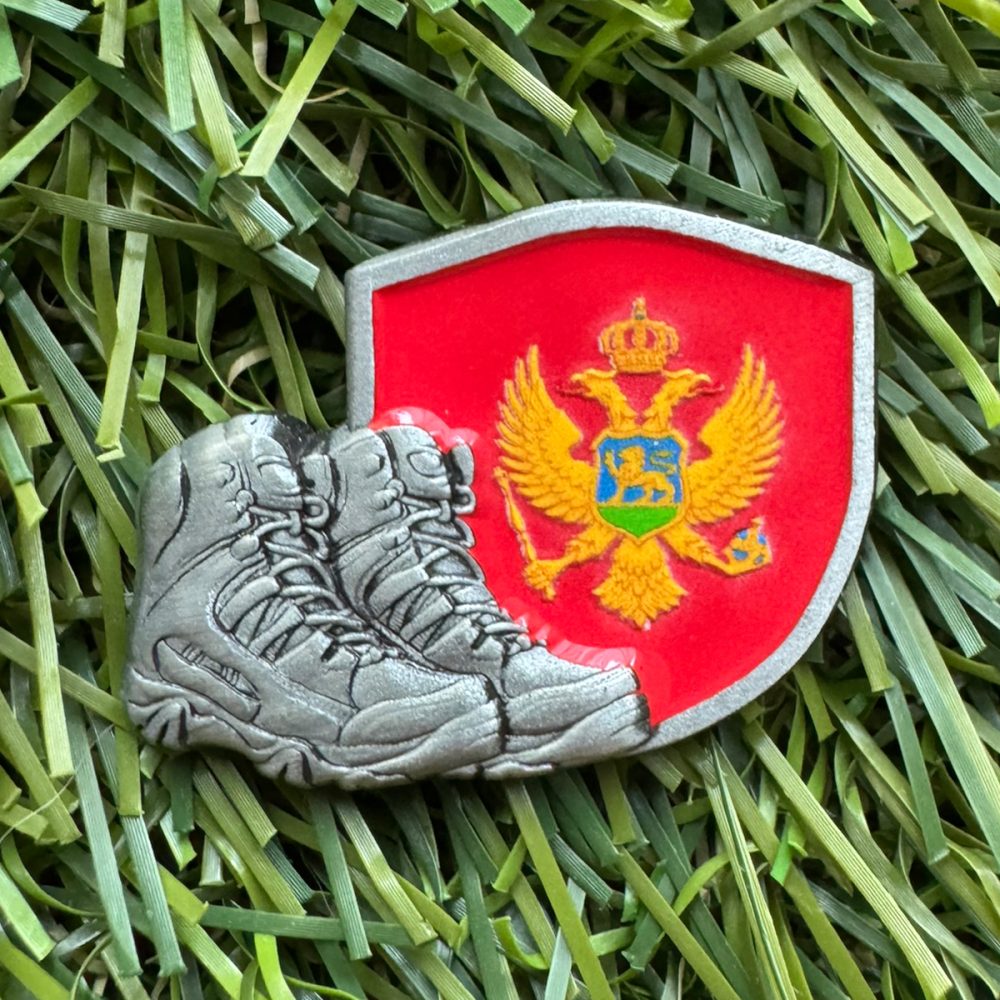 Wandelschild Montenegro